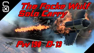 The Premium Fw190 D-13 | Solo Carry Battle | War Thunder | The 6th Army