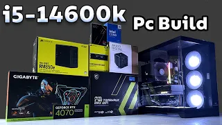 i5 14th 14600k RTX 4070 Super Gaming Pc build 2024