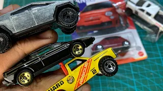 Unboxing Hotwheels, Tomica, Matchbox |Feat. Tesla Cybertruck, Lotus Esprit & 19 Fiat 500 Turbo