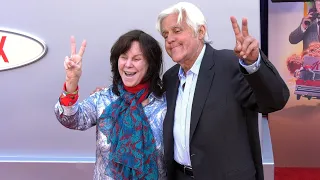 Jay Leno and Mavis Leno attend Netflix's "Unfrosted" red carpet premiere in Los Angeles