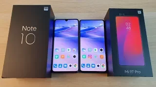 XIAOMI MI NOTE 10 VS MI 9T PRO - КРУТАЯ КАМЕРА ИЛИ КРУТАЯ ПРОИЗВОДИТЕЛЬНОСТЬ? ПОЛНОЕ СРАВНЕНИЕ!