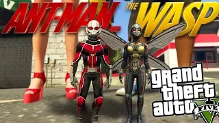 GTA 5 Mods - MARVEL'S ANT-MAN AND THE WASP MOD (GTA 5 Mods Gameplay)