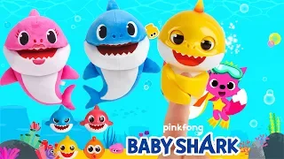 Baby Shark Song Sing Along With Baby Shark Fingerlings And Baby Shark Puppets By WowWee