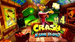 Гангстер Пинстрайп Потору ☀ Crash Bandicoot N. Sane Trilogy (PS4) Прохождение игры #4