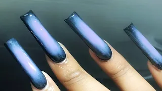 How to: Aura nails tutorial without airbrush