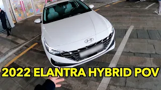 2021 Hyundai Elantra Hybrid Limited – POV