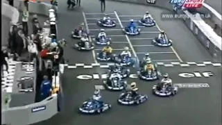 Lewis Hamilton wins Elf Masters Final (gokart) - Paris Bercy in 2000