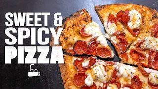 THE MOST INSANELY DELICIOUS SWEET & SPICY PIZZA...OMG! | SAM THE COOKING GUY