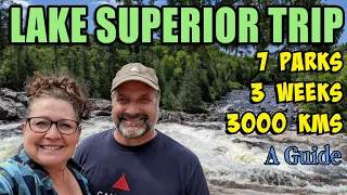 Lake Superior Trip - A guide on planning and preparing for a big, multi-park, camping trip