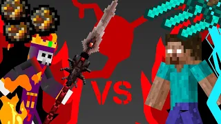 "Stronger" Naeus vs Herobrine Minecraft animation