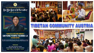 Sikyong Penpa Tsering la second visit to Vienna, Austria. Tibetan community Austria. Tibetan Vlogger