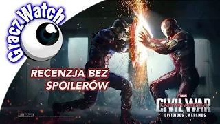 bez spoilerów - Kapitan Ameryka: Civil War / Wojna Bohaterów - Recenzja