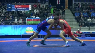 1/2 GR - 60 kg: G. TIBILOV (RUS) v. S. HOVHANNISYAN (ARM)