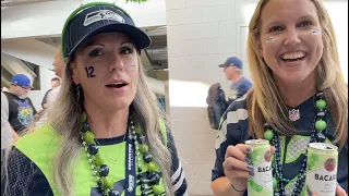 Testing Amazon's cashierless technology at Seahawks game in Russell Wilson's return to Seattle