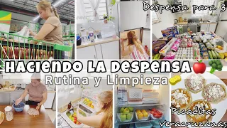 Compra de Despensa para 3🍎🥦Rutina y Limpieza #limpieza #cocina #hogar #rutina #amadecasa #motivate