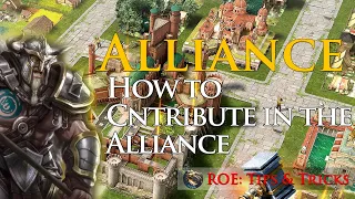 ROE: How to contribute in the alliance