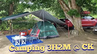 #camping cara paling simple setup khemah🤗