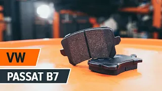 Как да сменим задни спирачни накладки на VW PASSAT B7 Седан [AUTODOC УРОК]