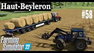 Starting The Harvest #58 | Haut-Beyleron Farming Simulator 22 | FS22