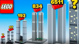 LEGO Twin Towers in Different Scales | Comparison