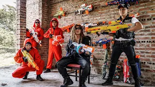 LTT Game Nerf War : SEAL X Nerf Guns Fight Famous Rocket Christmas Robbery Group