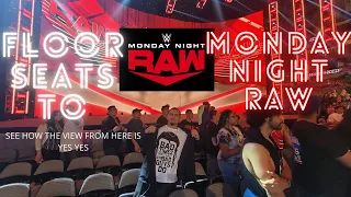 YesYes Vlog #19 Floor Seats to WWE Monday Night Raw