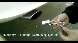 Turbo Sound For Car | Turbo Exhaust Whistle