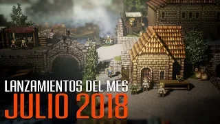 Lanzamientos del mes: Julio 2018