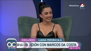 Algo Contigo - La filosa reacción de Luana cuando le nombraron a Marcos Da Costa