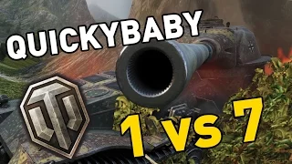 World of Tanks || QuickyBaby goes 1 vs 7