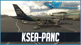 MSFS LIVE | Real World Alaska Airlines OPS + GSX Pro | Fenix A320 | Seattle to Anchorage