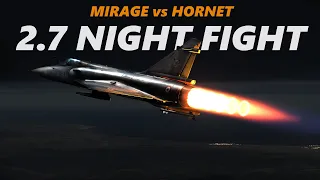 Mirage-2000 vs F/A-18 2.7 Night Dogfight | DCS | Digital Combat Simulator | 4K