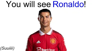 You will see Ronaldo in your room!