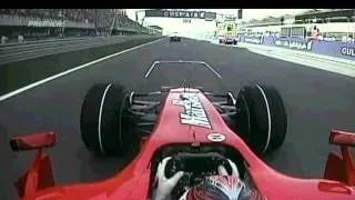 Fernando Alonso and Nick Heidfeld Onboard Race Start Bahrain 2007