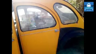 Une 2cv citroen abandonné