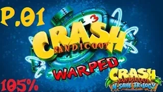 Crash Bandicoot 3 Warped N-Sane Trilogy 108% Walkthrough Part 1