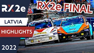 RX2e Rallycross Highlights | Ferratum World RX Of Riga - Latvia 2022