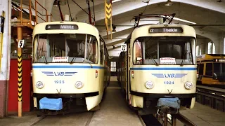 WorldofTrams Trailer: Straßenbahnhof Leipzig-Dölitz 1999