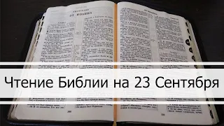 Чтение Библии на 23 Сентября: Псалом 84, Евангелие от Луки 5, Книга Пророка Иеремии 16, 17