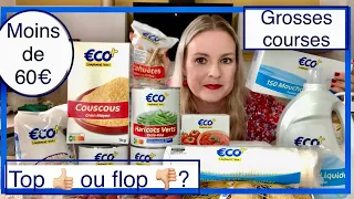 Grosses courses économiques, mon avis sur les produits ÉCO+ (avec prix) : Je valide ou je remplace ?