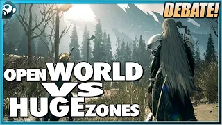 Final Fantasy VII Remake and Future JRPGs - Open World Versus Large Zones - DEBATE!