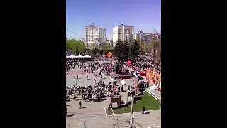 Парад Победы в г. Владимире. Площадь Победы 9 мая 2015 года