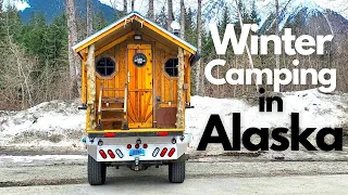 Winter Truck Camping in Alaska - A Day in the Life