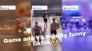 Game ads VS Reality funny tiktok🤣