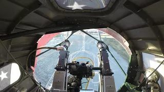 Timelapse of B-17F Memphis Belle Move(Nose Cone View)