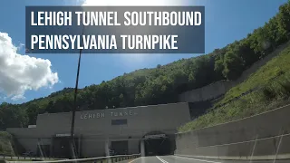 Pennsylvania Turnpike I-476 Lehigh Tunnel Southbound - 4K Drive