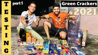 Different Diwali Crackers Testing 2021 | Cheapest Crackers Stash Testing | Diwali 2021 | Part 1