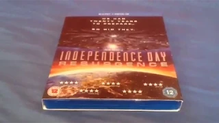 Unboxing Independence Day Resurgence blu Ray