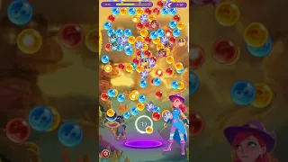 Bubble witch 3 saga level 9 no boosters no cats no fire charms