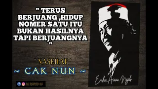 @CakNun ~Terus berjuang, hidup nomer satu itu bukan hasilnya tapi berjuangnya